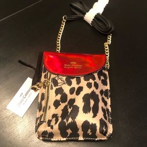 NWT Juicy Couture leopard crossbody authentic